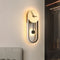 Modern LED Wall Lamp for Bedroom Bedside Living Room Entryway Wall Clock Art Sconce Indoor Home Decoratioan Light Fixture Luster