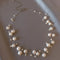 French Style Light Luxury Elegant Niche Design Pearl Multi-Layer Pendant Necklace Fashion Women Sweet Jewelry Accessories