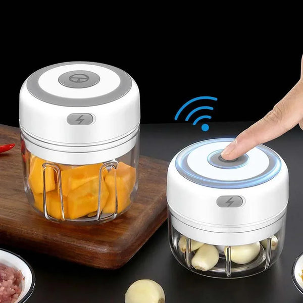 250Ml Electric Garlic Chopper Meat Grinder Garlic Masher Machine Sturdy Durable Crushed Ginger Vegetable Crusher Kitchen Tool