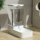 1Pc/2Pcs Automatic Dog Feeder/Water Dispenser, Plastic Gravity Dog Food and Water Dispenser Set