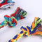 Dog Toy Pet Molar Bite-Resistant Cotton Rope Knot for Small Dog Puppy Relieving Stuffy Cleaning Teeth Pet Chew Toys Random Color
