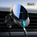 Magnetic Car Phone Holder 15W Fast Wireless Charging Car Charger Phone Mount Air Vent Car Holder Mount for Iphone 16-12