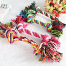 Dog Toy Pet Molar Bite-Resistant Cotton Rope Knot for Small Dog Puppy Relieving Stuffy Cleaning Teeth Pet Chew Toys Random Color