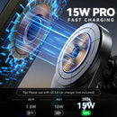 Magnetic Car Phone Holder 15W Fast Wireless Charging Car Charger Phone Mount Air Vent Car Holder Mount for Iphone 16-12