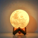 8 Cm DIY Planet Lamp Moon Galaxy Night Light Art Painting Graffiti Birthday Gift Bedroom Living Room Decoration (With Stand)